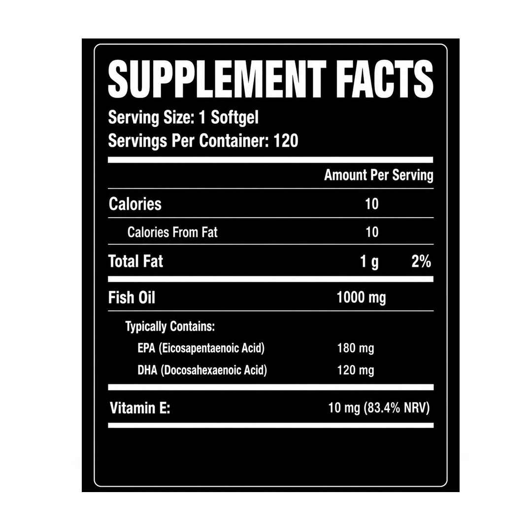 Fish Oil Omega-3  GSN | 120 Softgels