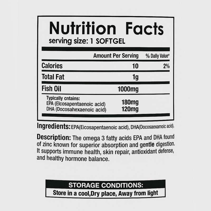 Fish Oil Omega-3 - GSN | 1000 mg