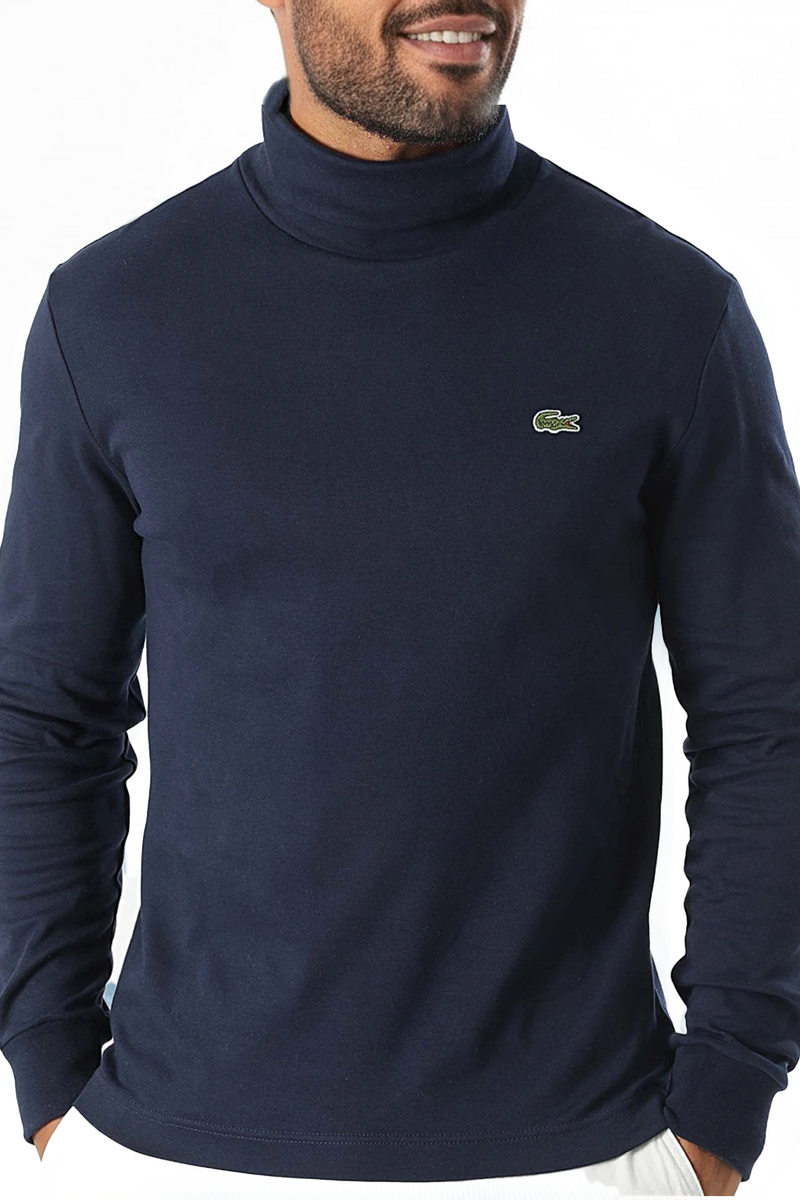 Lacoste T-shirt à manches longues col roulé
