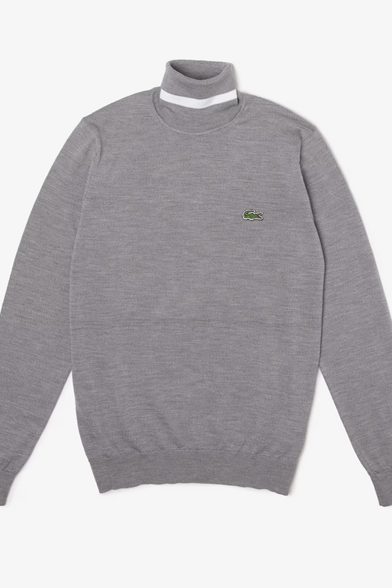 Lacoste T-shirt à manches longues col roulé