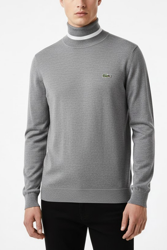 Lacoste T-shirt à manches longues col roulé