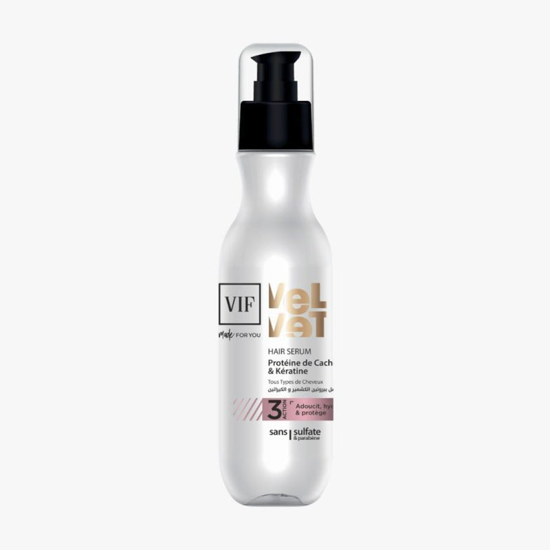 Sérum capillaire VELVET protéine de cachemire &amp; kératine160 ml