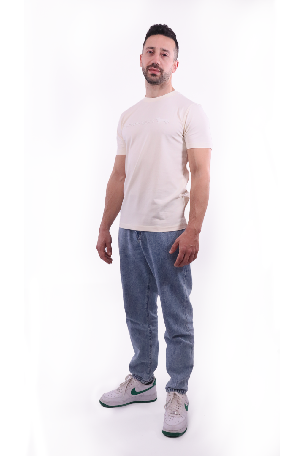 Harmont & Blaine - T-shirt imprimé- Vanille