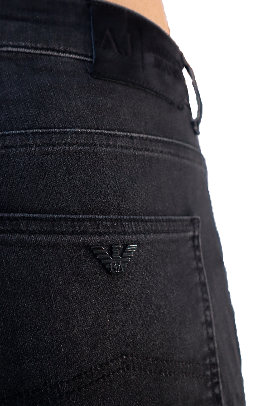 ARMANI Jean Regular Gris Charbon