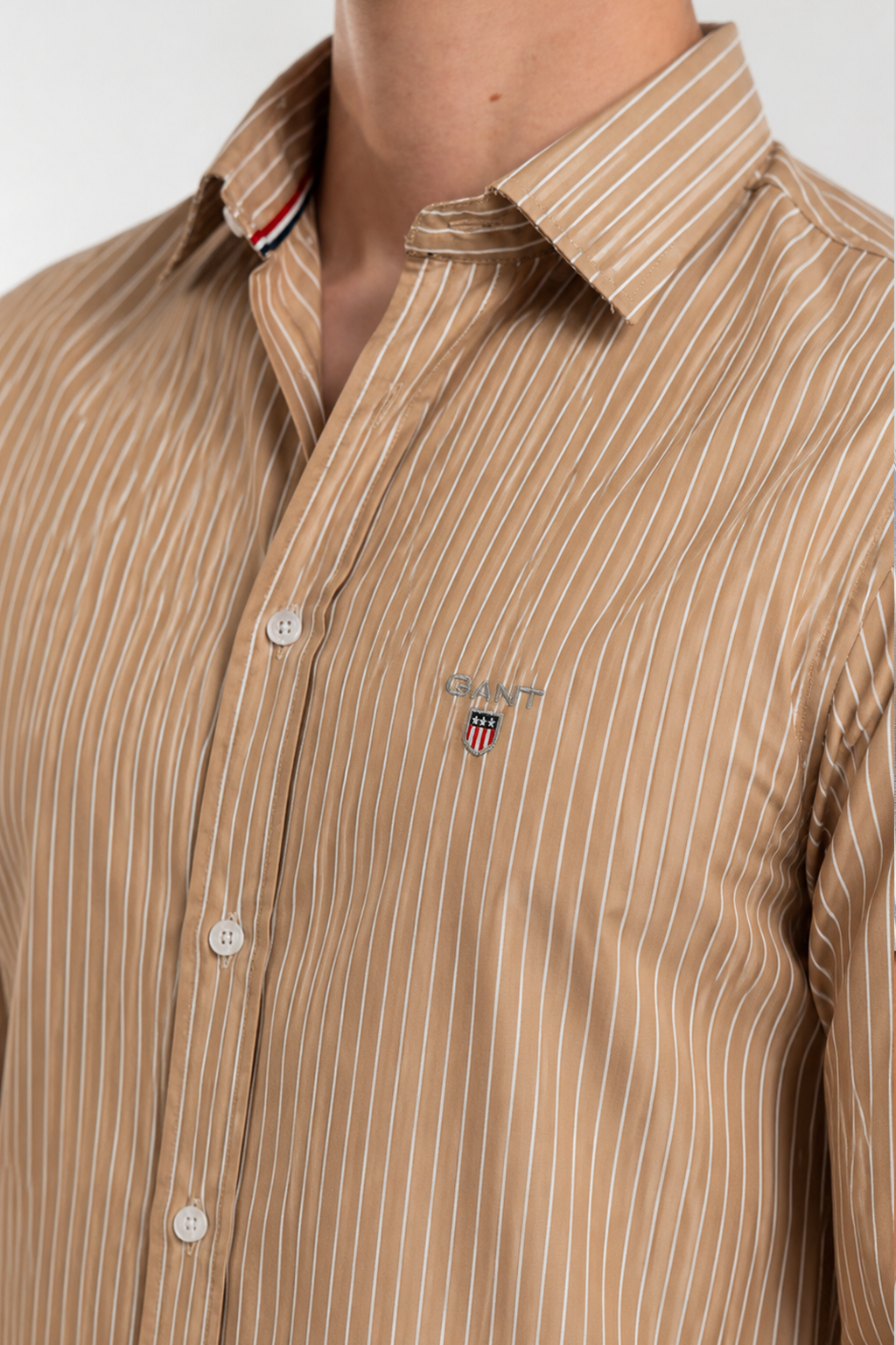 Gant Chemise Demi Manches à Rayures  Casual Fit