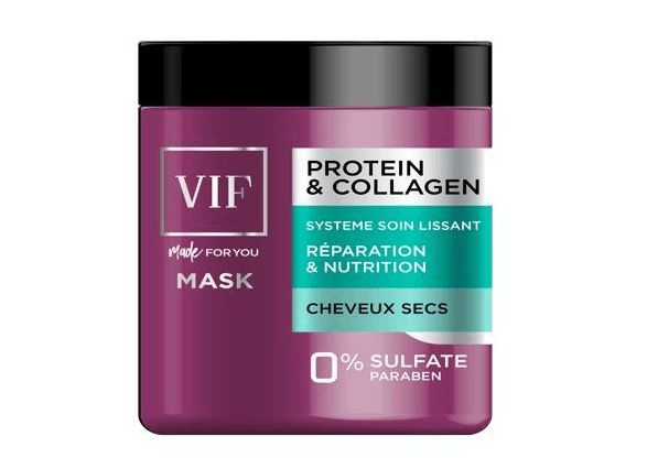 Masque Protéine&amp;Collagène Cheveux Secs 250 ml