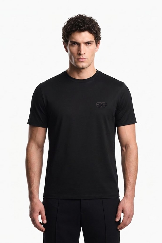 Emporio Armani T-shirt basique -Logo Brodée UniSexe