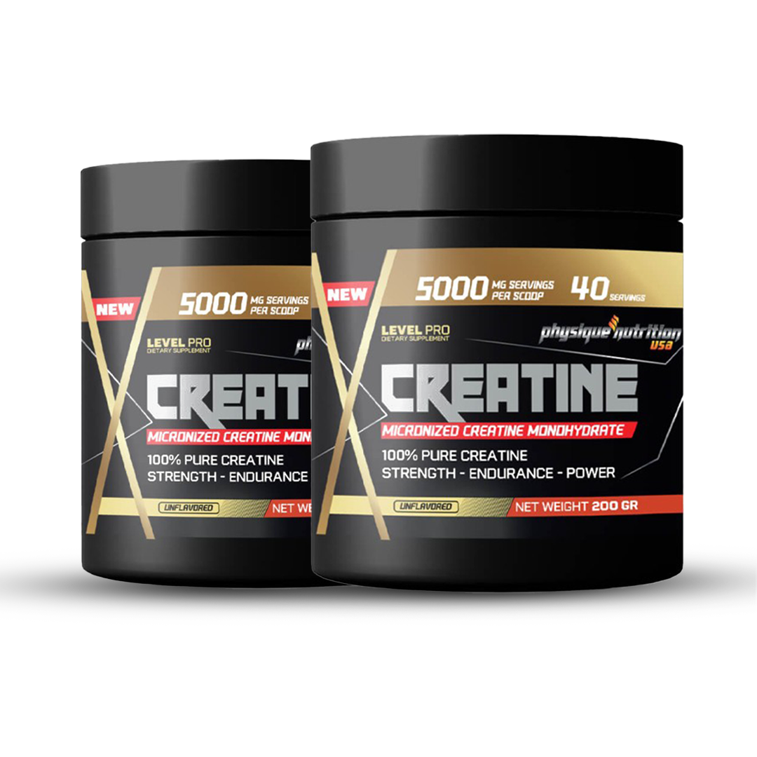 Pack 2 Creatine Monohydrate Micronized 200 g | Physique Nutrition