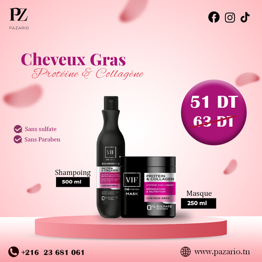 PACK CHEVEUX GRAS