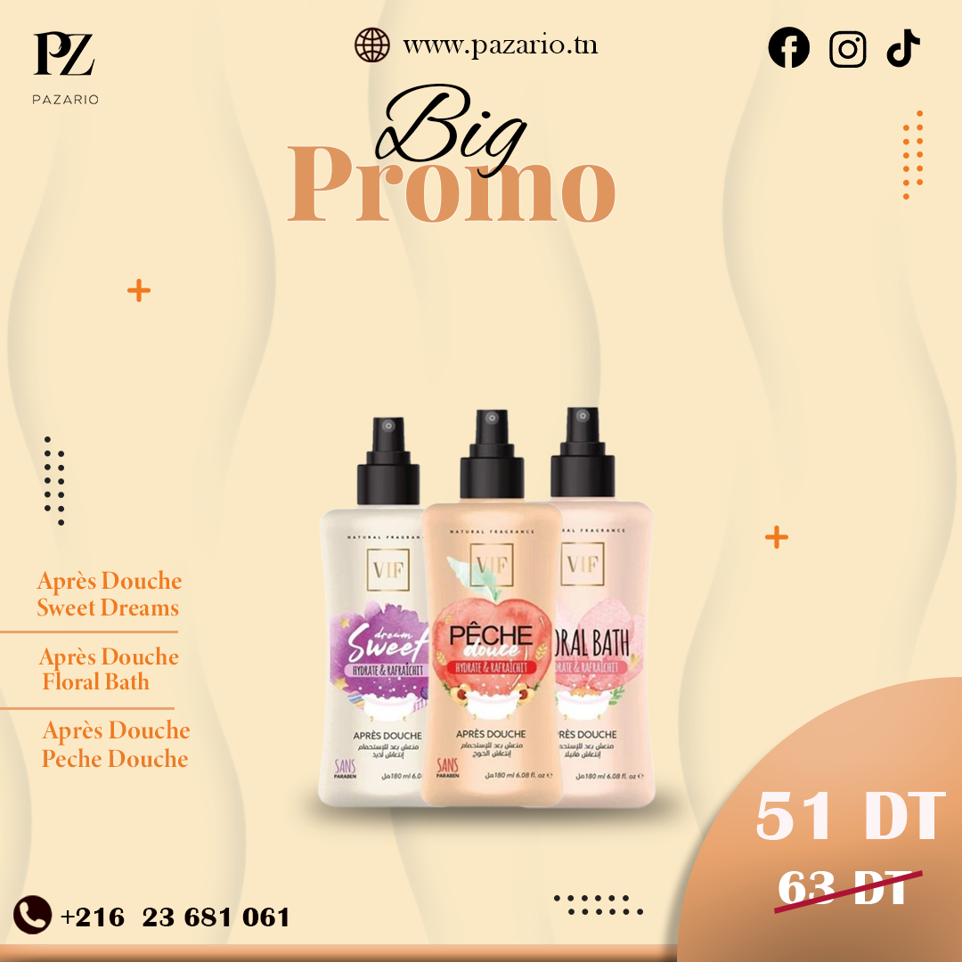 PACK VIF ( APRES DOUCHE )