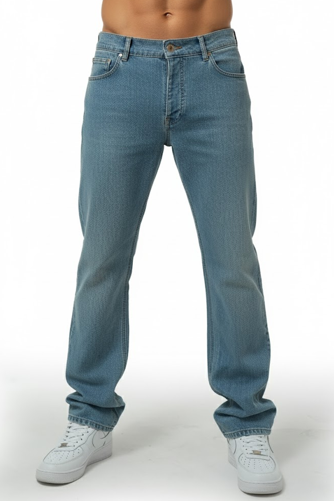 ARMANI Jean Demi Droite Light Blue Denim
