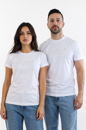 Paul & Shark T-shirt-Brodée Unisexe