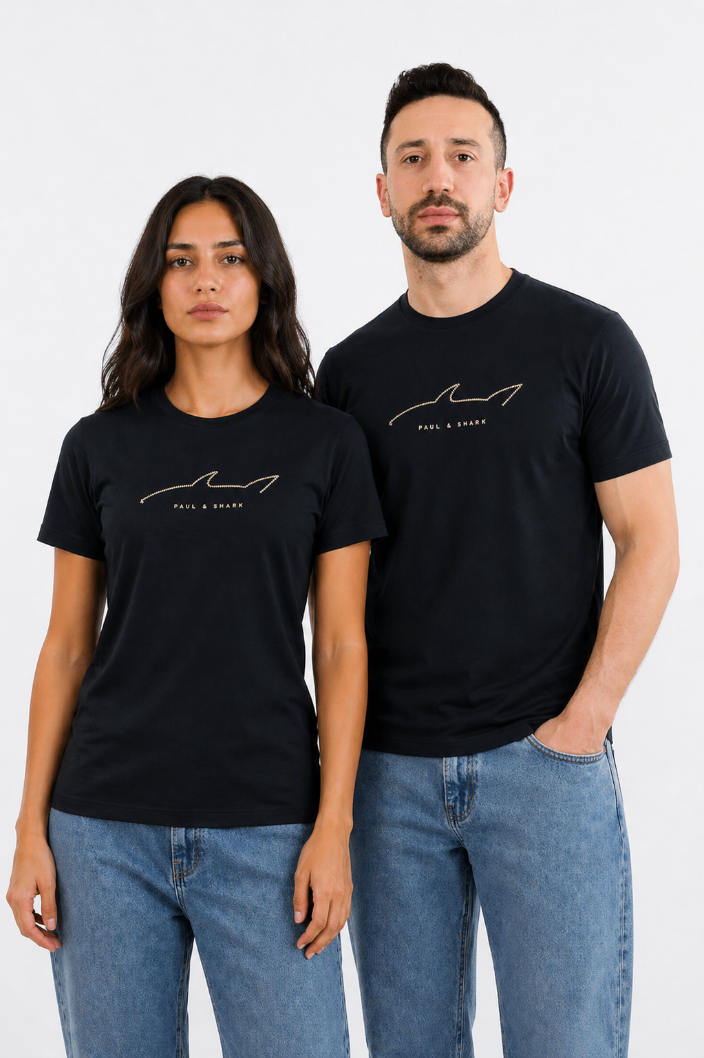 Paul & Shark T-shirt-Brodée Unisexe