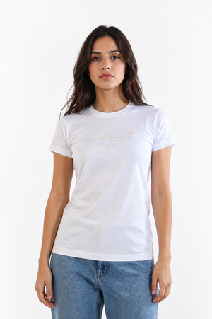 Paul & Shark T-shirt-Brodée Unisexe