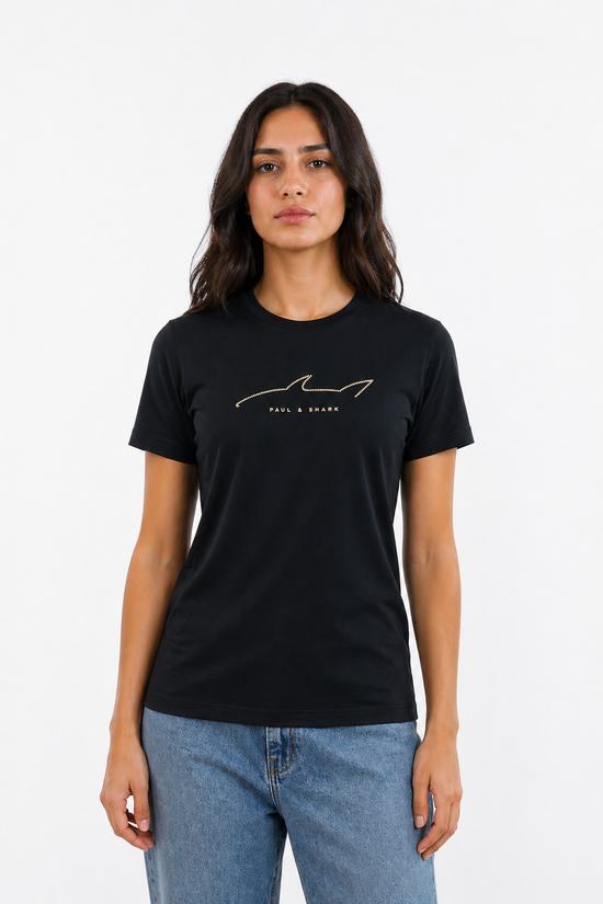 Paul & Shark T-shirt-Brodée Unisexe