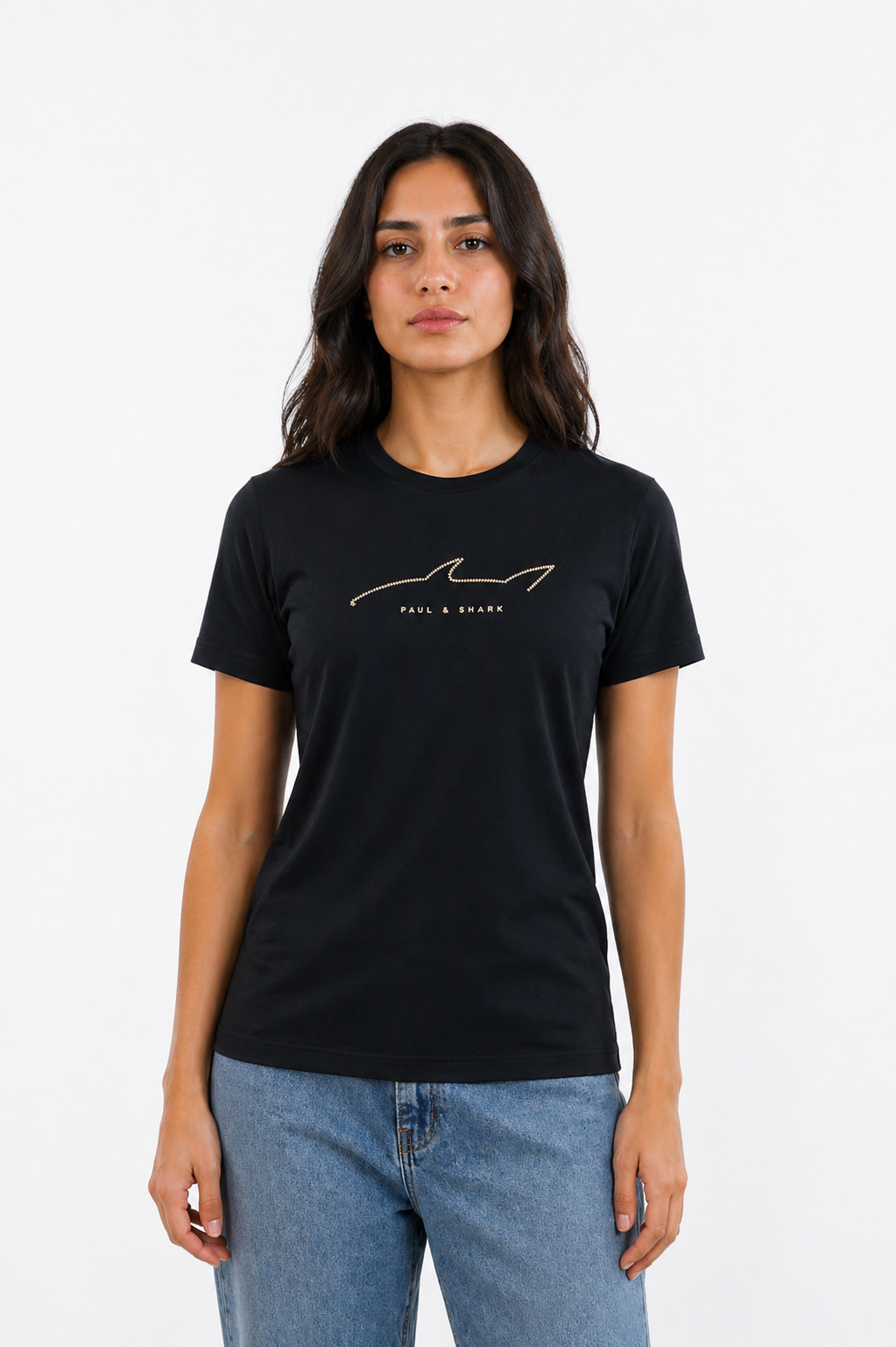 Paul & Shark T-shirt-Brodée Unisexe