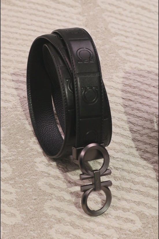 Ferragamo Ceinture Hommes Gris