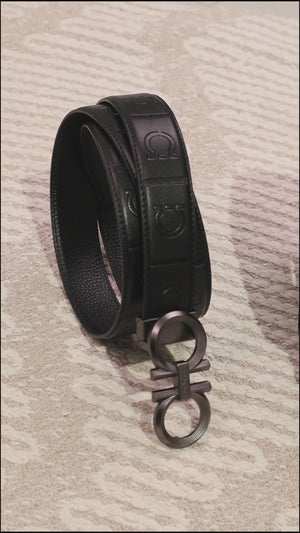 Ferragamo Ceinture Hommes Gris