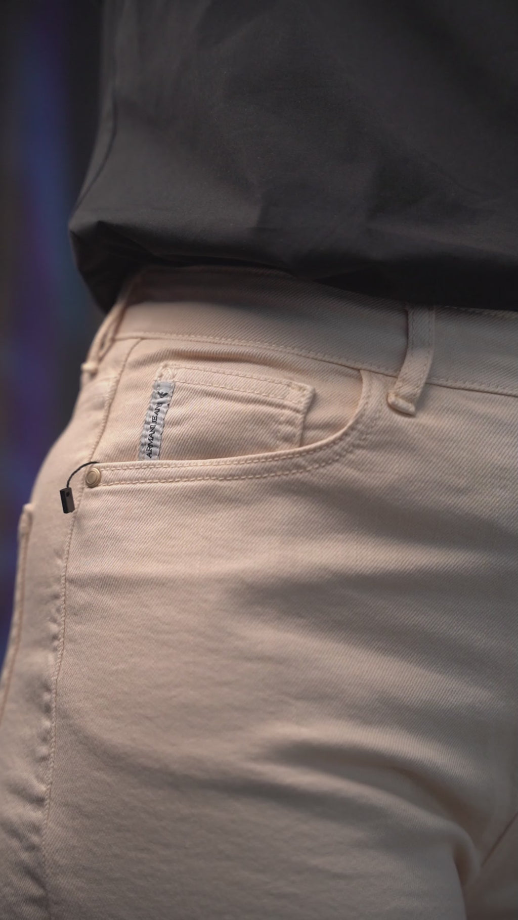 Emporio Armani POCKETS PANT - Jean Denim Grand Aigle