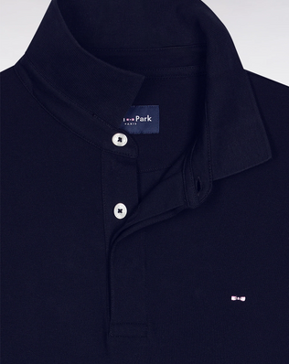 Eden Park Polo à Manches Longues en Coton