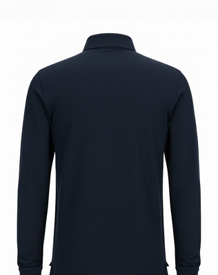 Eden Park Polo à Manches Longues en Coton