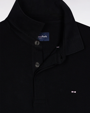 Eden Park Polo à Manches Longues en Coton