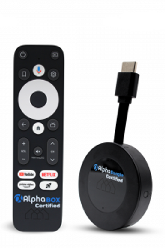 BOX ANDROID ALPHADONGLE CERTIFIED GD2