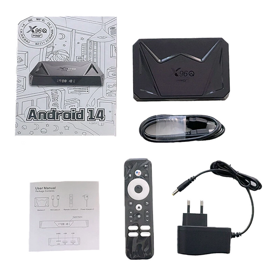 Box X96Q PRO+ 4+64G Android 14.0