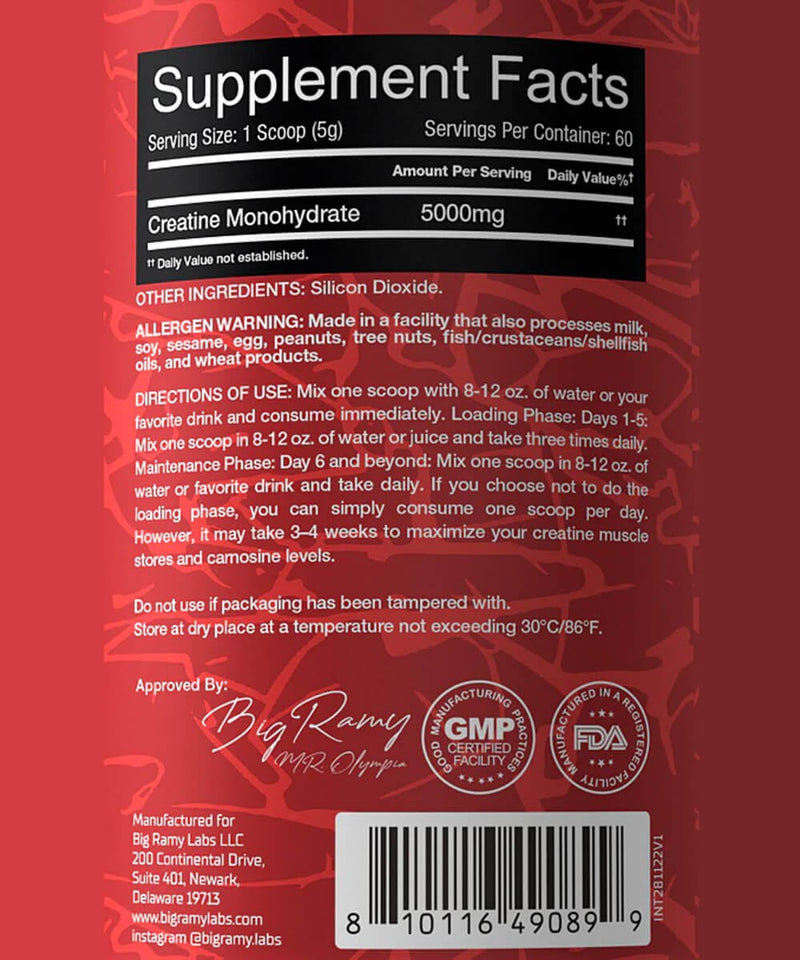 RED REX CREATINE 300G UNFLAVORED