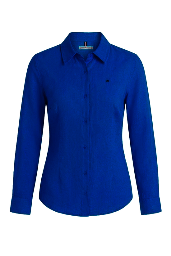 Tommy Hilfiger Chemisier lin Slim Fit