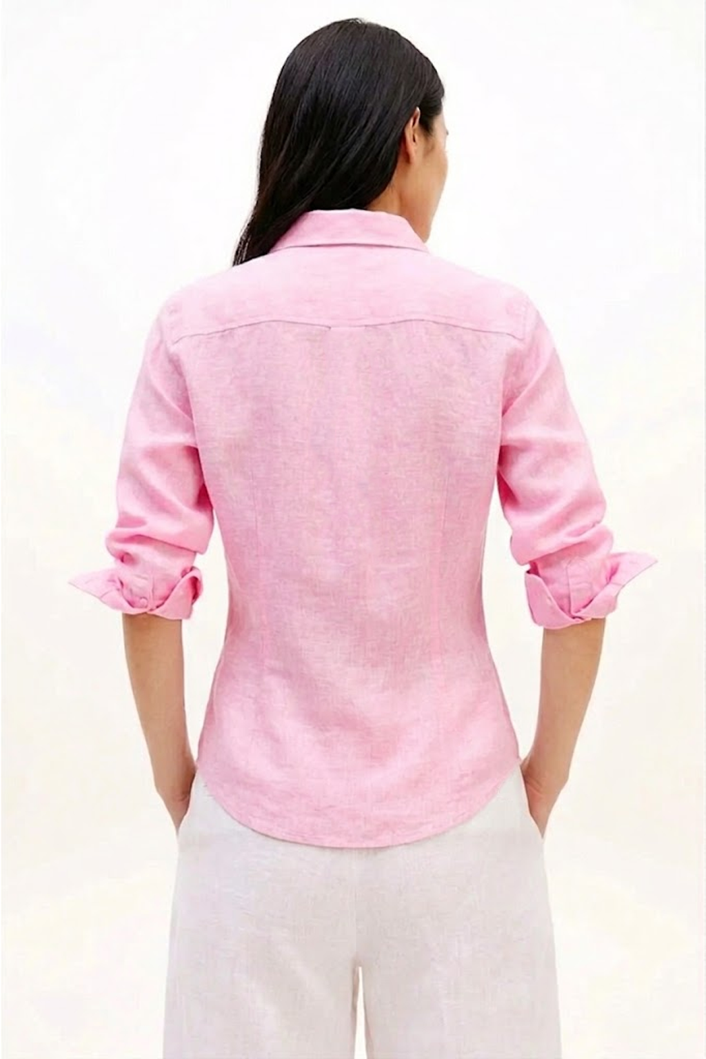 Tommy Hilfiger Chemisier lin Slim Fit