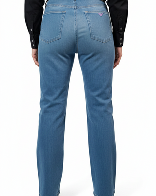 Emporio Armani POCKETS PANT - Jean Denim Aigle Rose