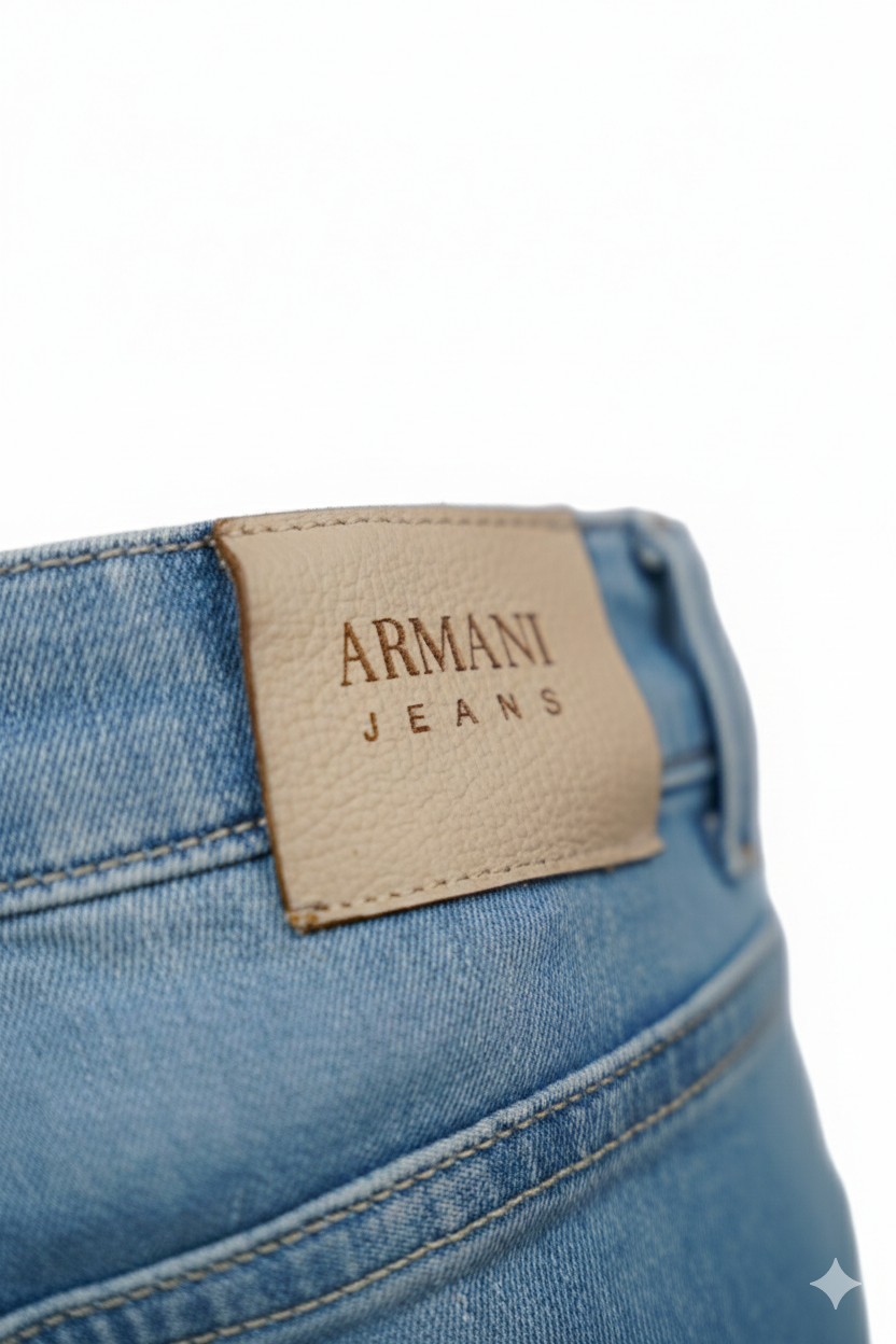 Emporio Armani POCKETS PANT - Jean Denim Aigle Rose