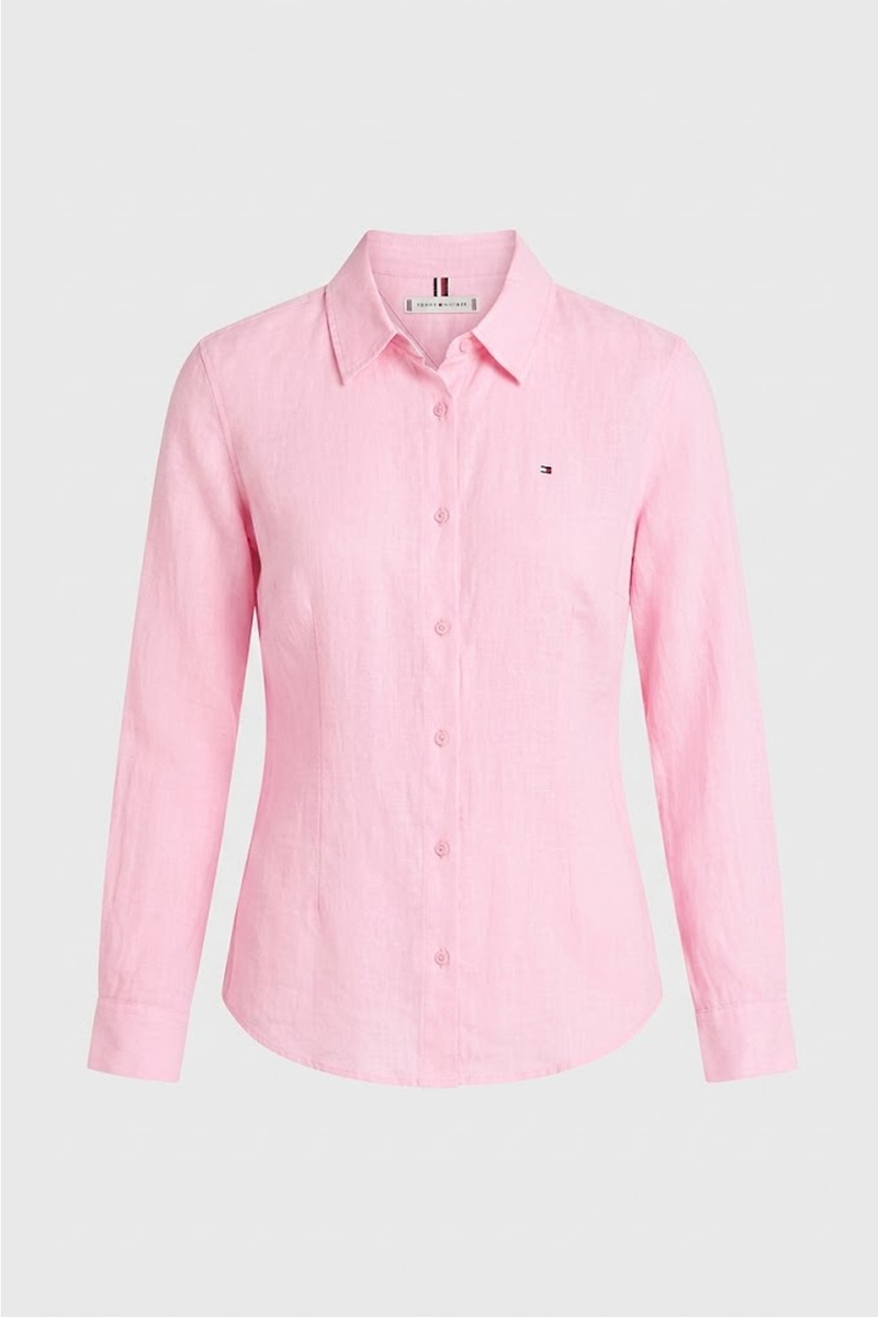 Tommy Hilfiger Chemisier lin Slim Fit