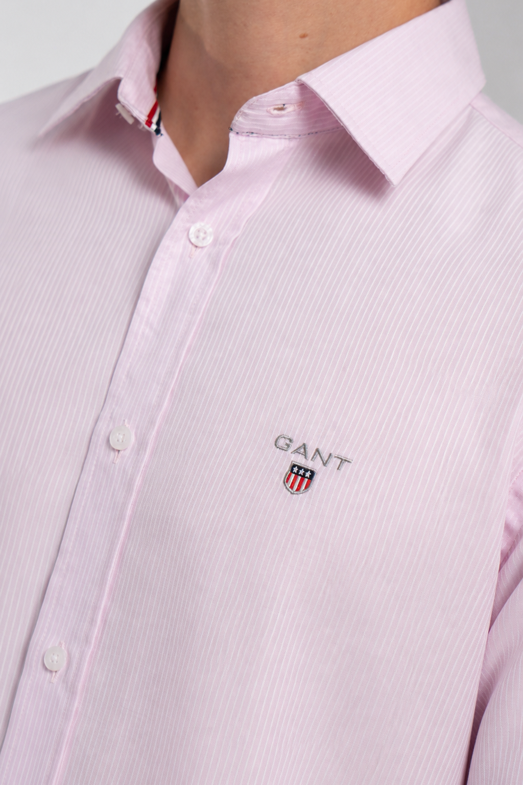 Gant Chemise Demi Manches à Rayures  Casual Fit