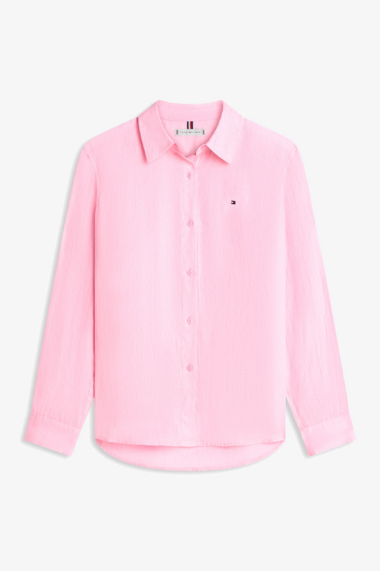 Tommy Hilfiger Chemisier 100% lin Slim Fit
