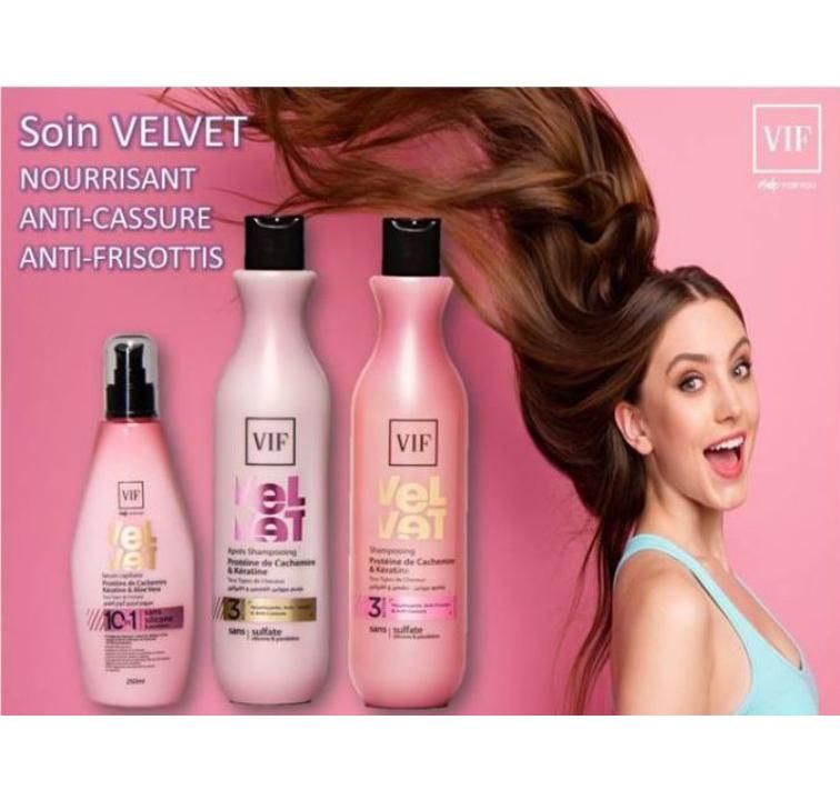 Shampoing Velours Tous Types De Cheveux 500ml