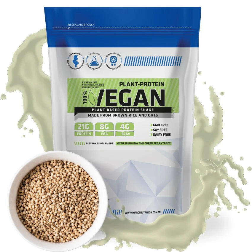 Protéine végétale 100% vegan 900 g Impact Nutrition