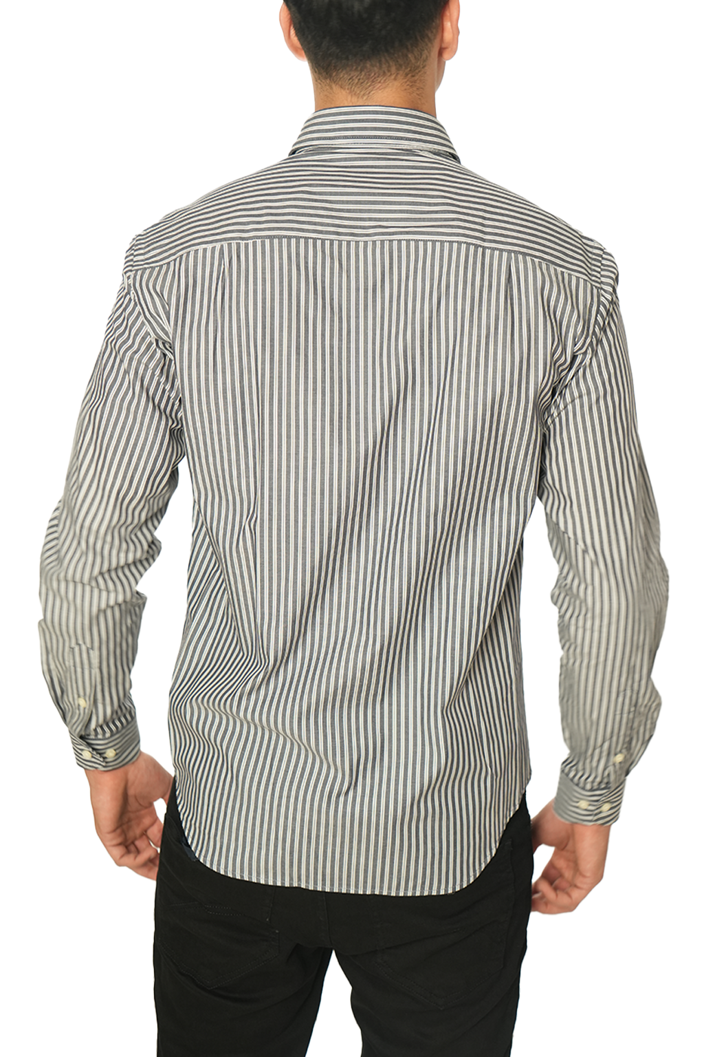 Façonnable Chemise à Rayures Poche sur le devant