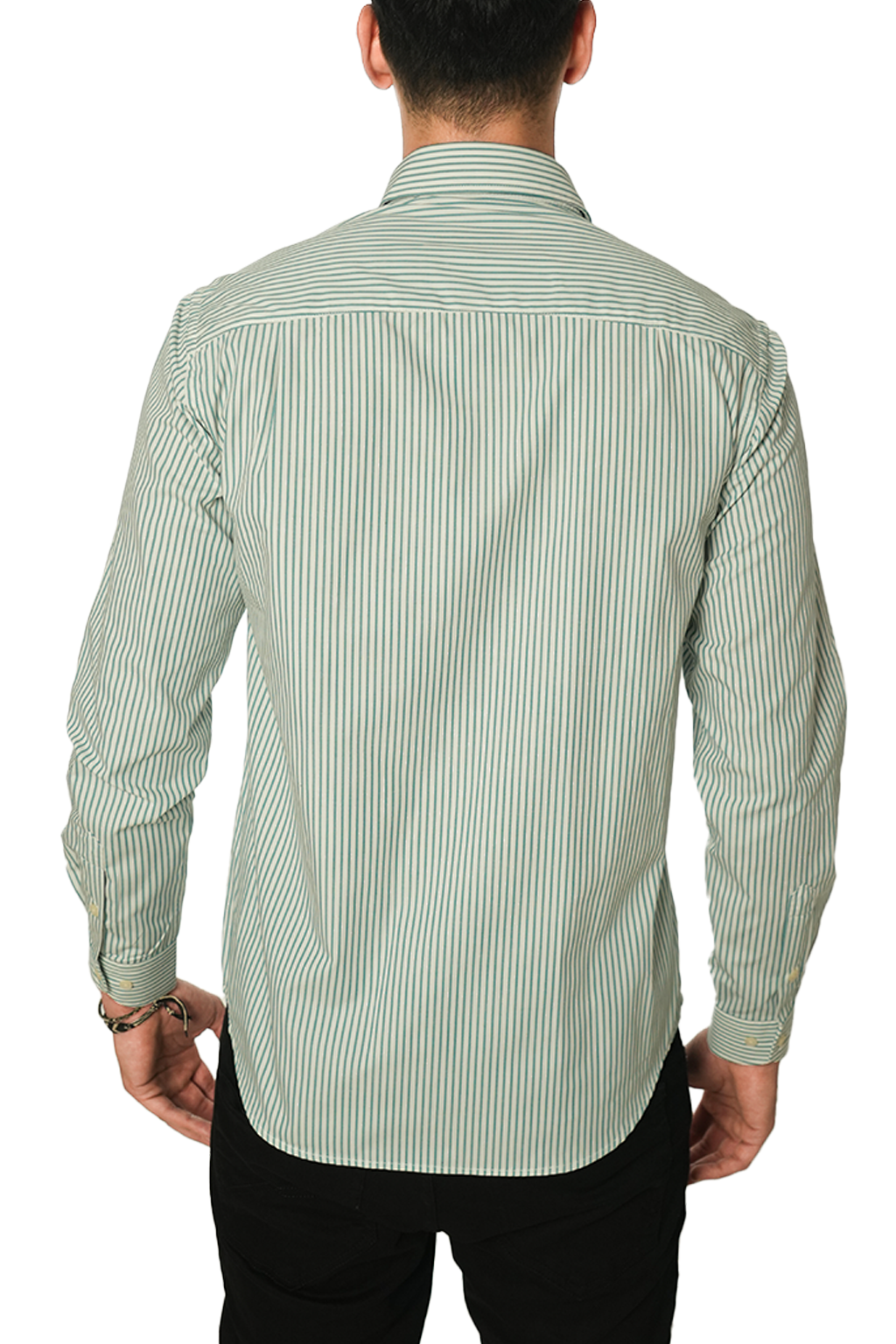 Façonnable Chemise à Rayures Poche sur le devant