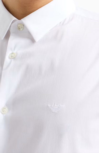 ARMANI Chemise Slim Fit Blanc