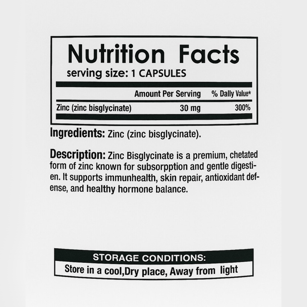 Zinc Bisglycinate - GSN | 30 mg